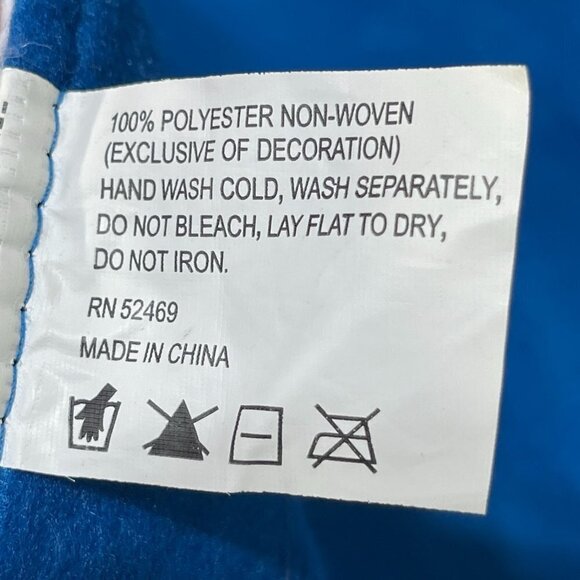 4 Unbranded Felt Placemats Snowman Winter Christmas Blue Green White - Picture 5 of 6